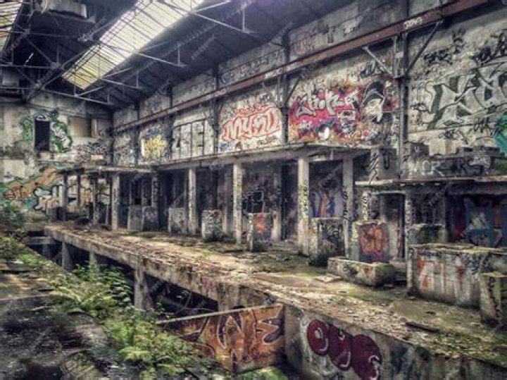 Abandoned Building Graffiti