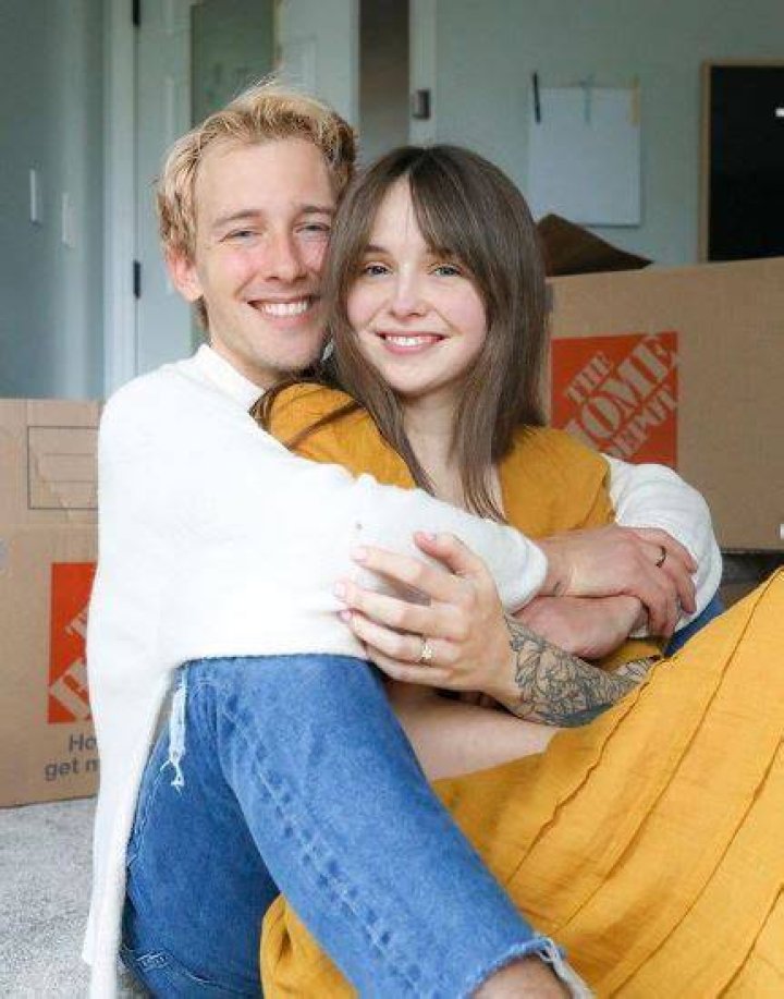 Acacia Kersey with her husband