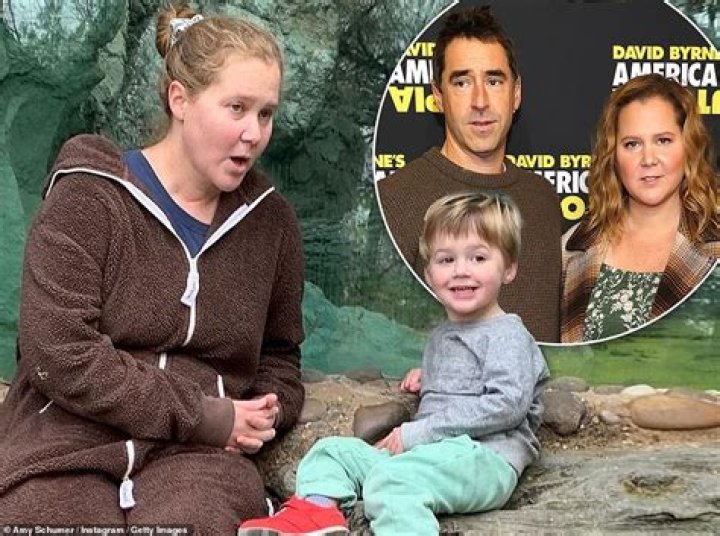 Amy Schumer With Son Gene and Husband