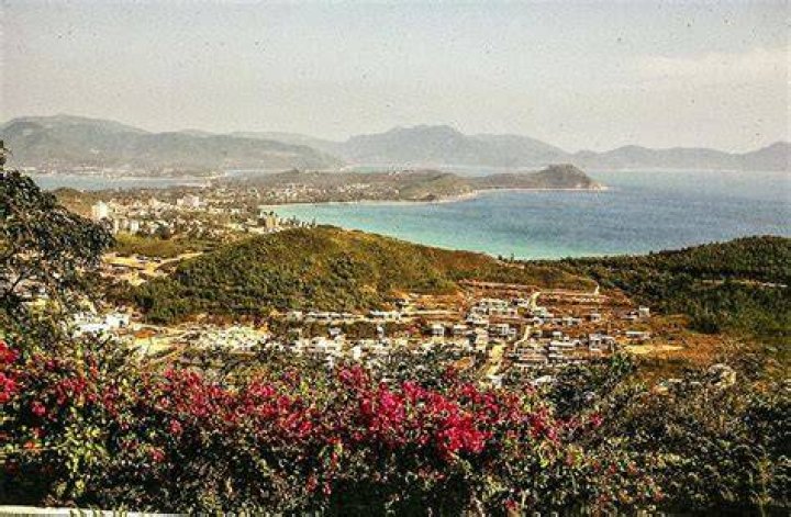An old photo of Sanya