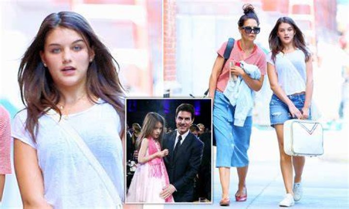 An old photo of Suri Cruise Holmes