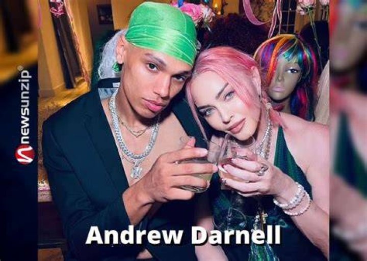 Andrew Darnell with his girlfriend