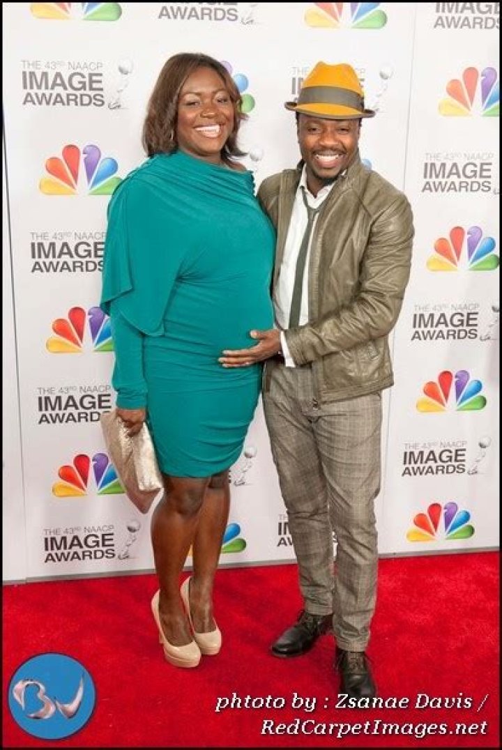 Anthony Hamilton with his wife