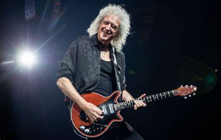 Brian May from Queen performs with Kerry Elils during "Acoustic
