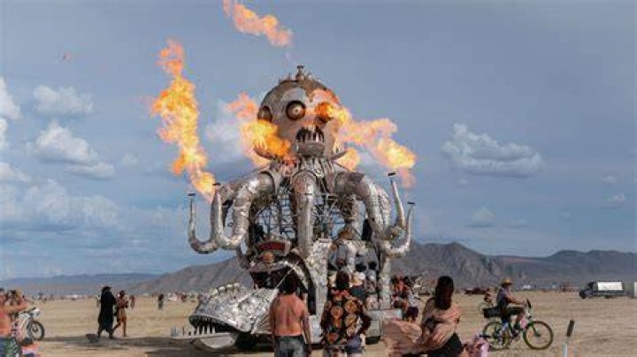 Burning Man Winged Bus