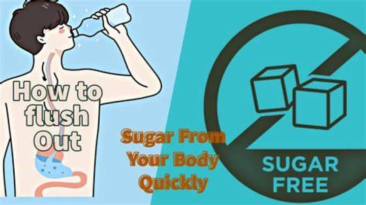 Can you flush out sugar by drinking water