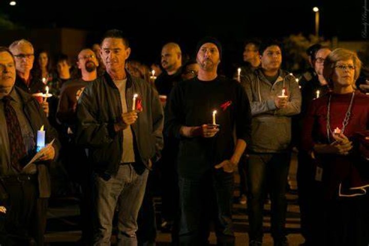 Candlelight Vigil For AIDS Victims