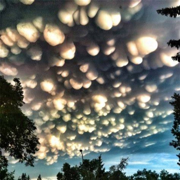Cloud Formations Mammatus Clouds