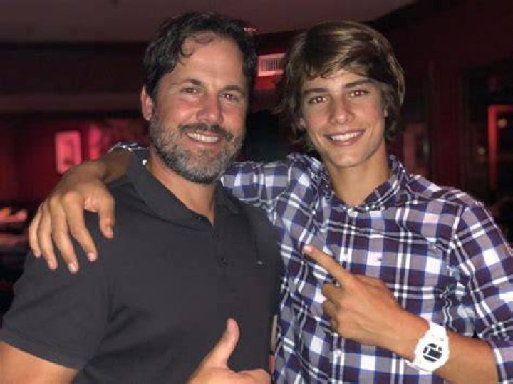 Corrado Martini with his dad
