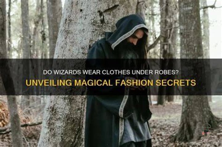 Do wizards wear clothes under their robes?