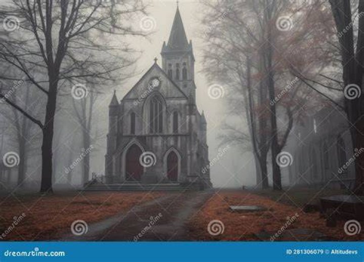 Foggy Abandoned Church