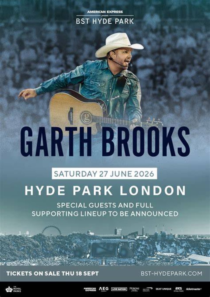 Garth Brooks in the press room at the Academy Of Country Music A