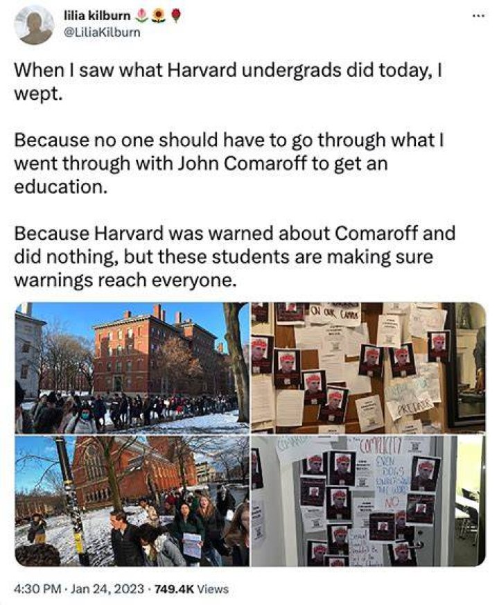 Harvard Graduate Accusing Professor John Comaroff, Who Is Margaret Czerwienski?