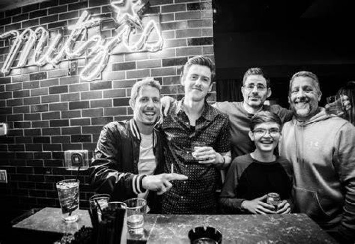 Heath Cordes with his friends