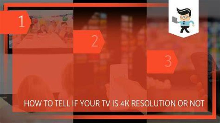 How do i know if my tv is 4k