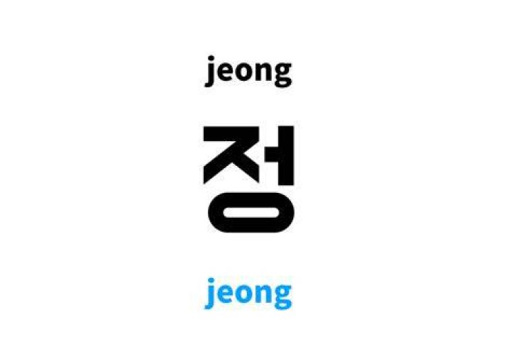How do you pronounce Jeong in Korean?