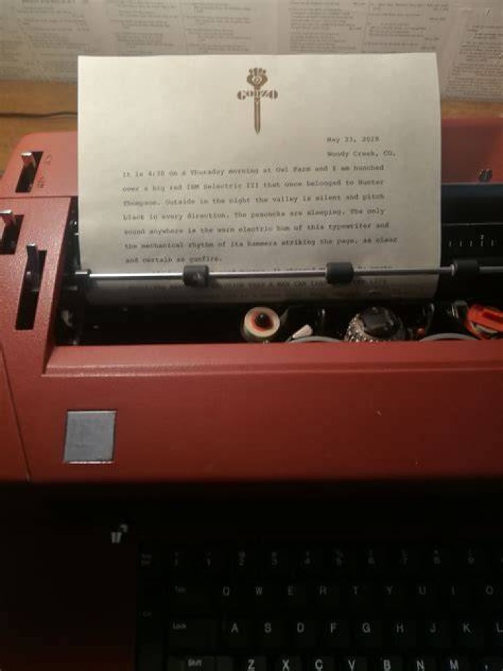 Hst At Typewriter