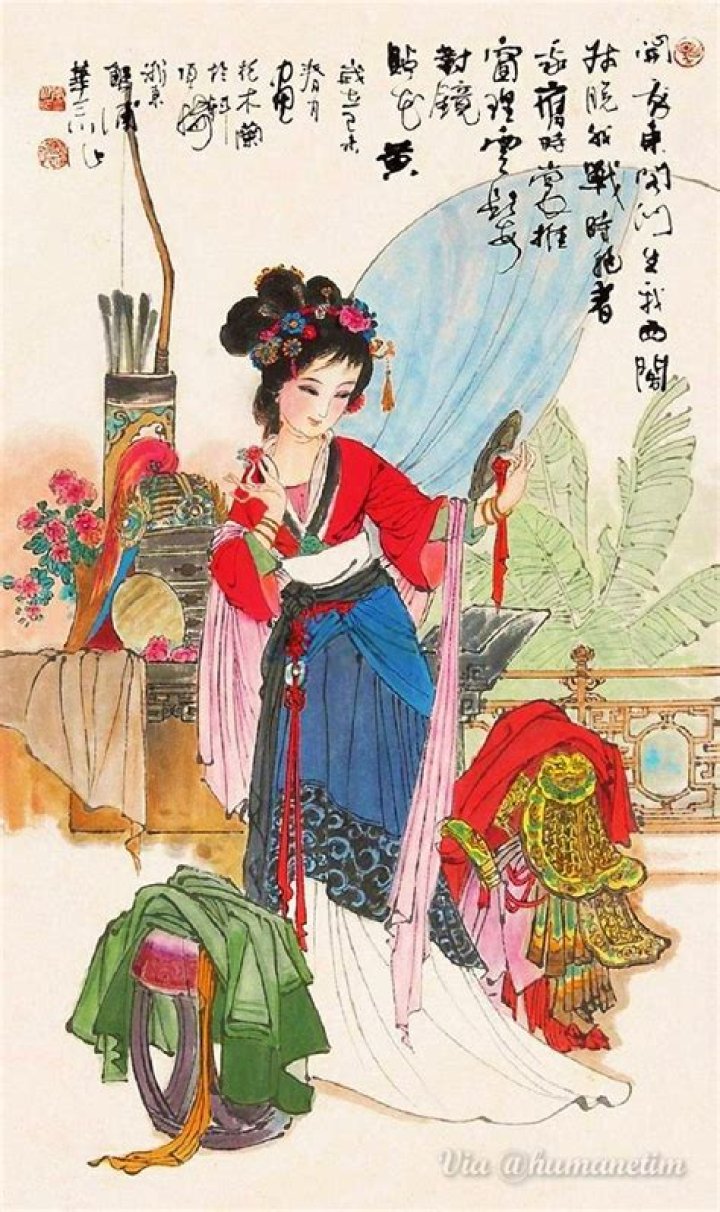 Hua Mulan Painting