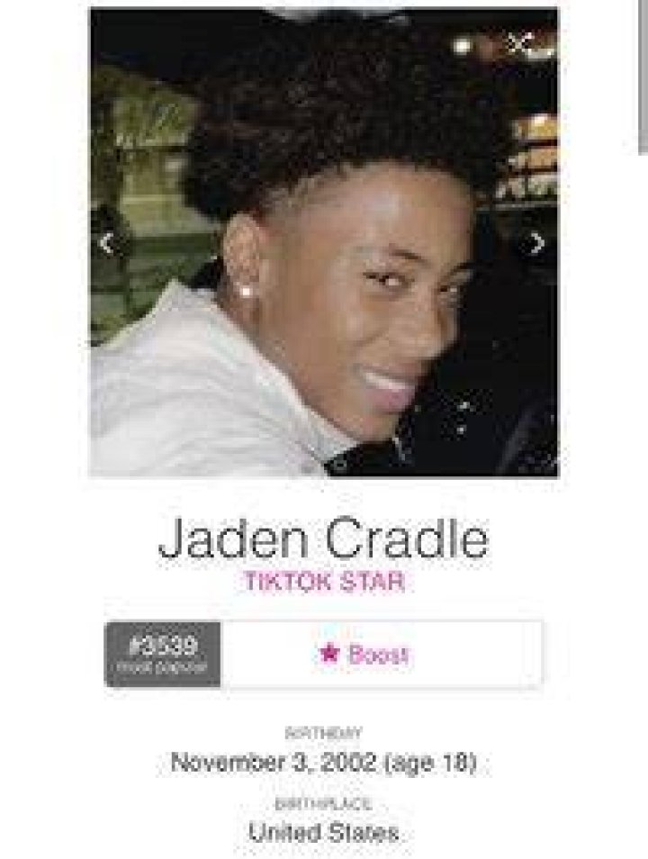 Jaden Cradle estimated TikTok earnings per sponsored post