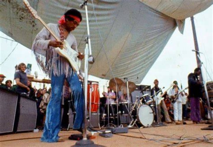 Jimi Hendrix At Woodstock