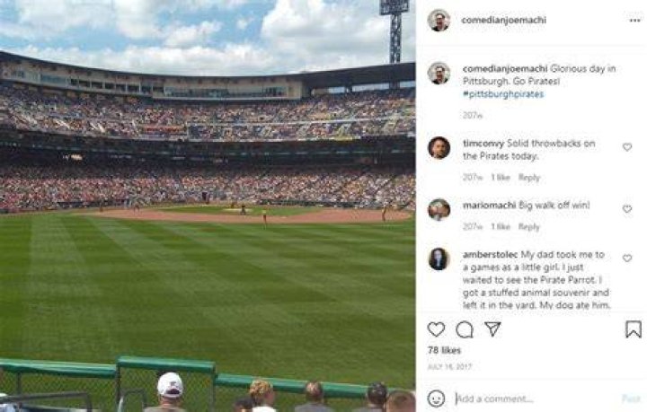 Joe Machi loves baseball