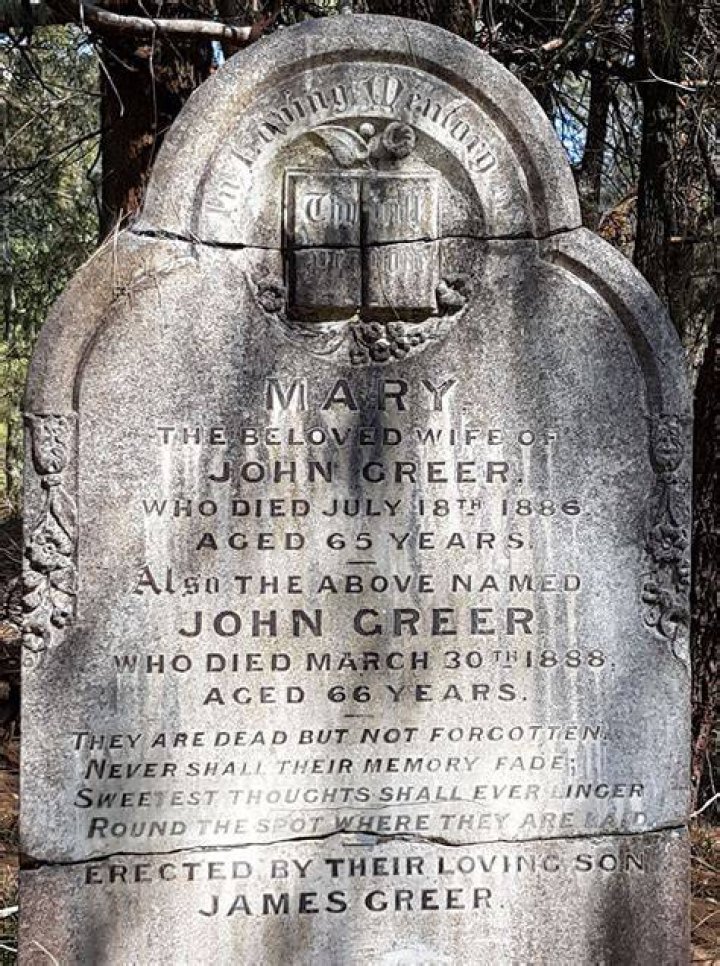 John Greer Headstone