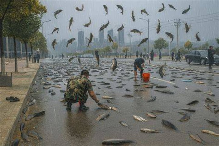 Lluvia De Peces