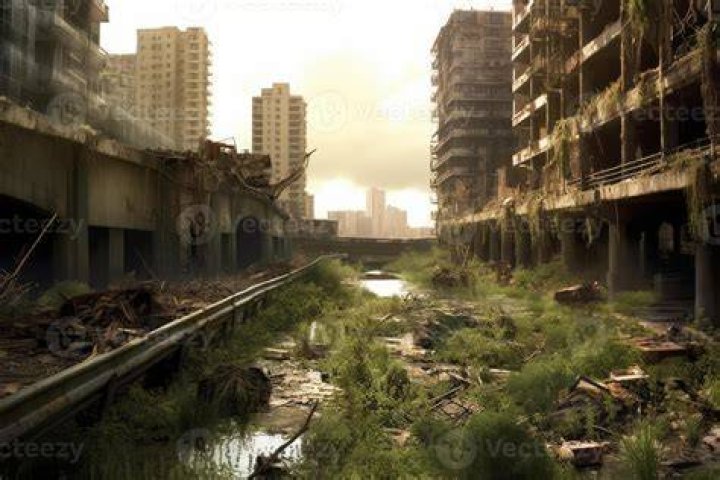 Lookout Over Abandoned City