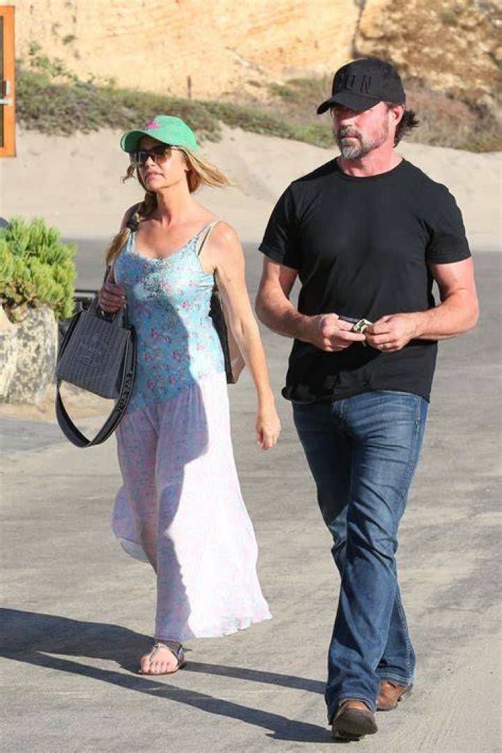 Malibu with her husband