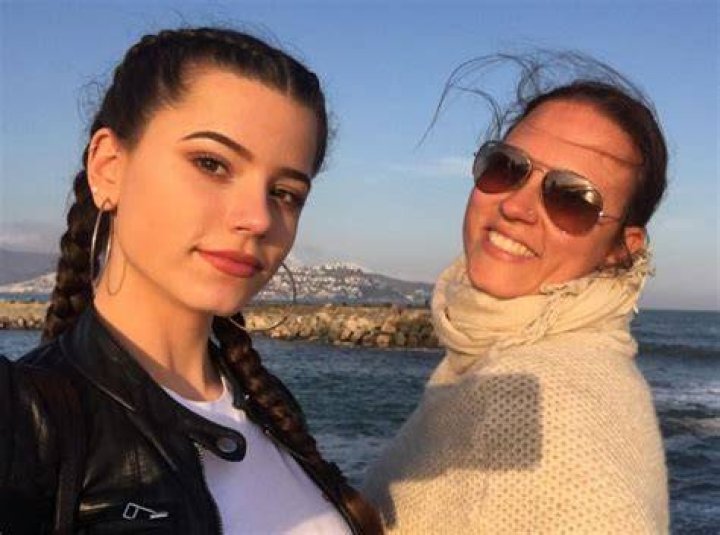 Moara with her mother Carmela Sorio