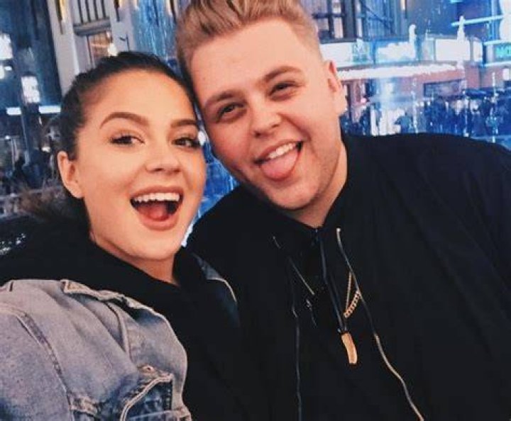 Nick Crompton with his boyfriend, Ley Erskine