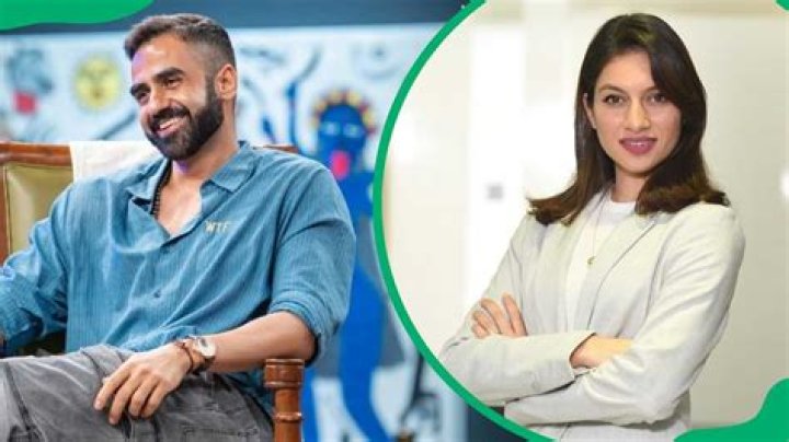 Nikhil Kamath and his wife Amanda Puravankara