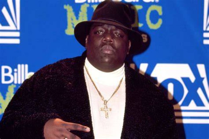 Notorious B.I.G. AKA Biggie Smalls Receives Billboard Music Award.