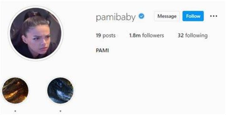 Pamibaby IG profile