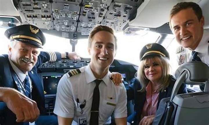 Peter Weber Flying With his Brother