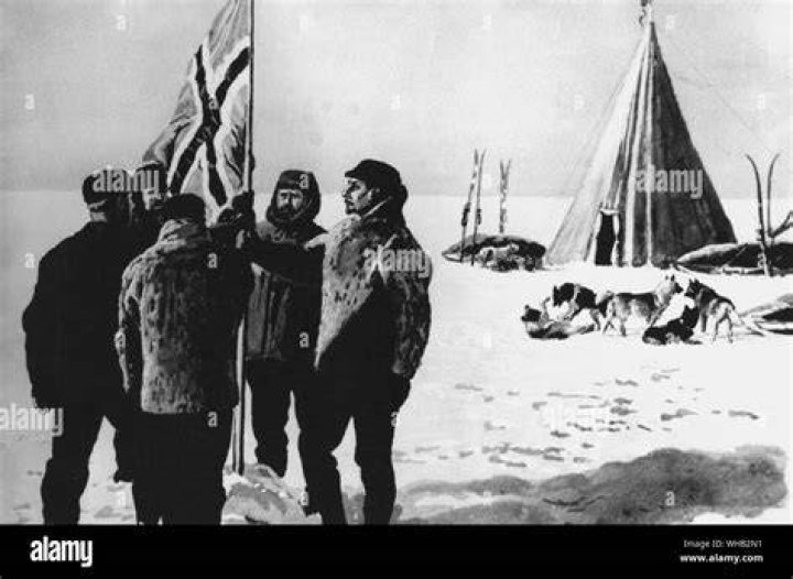 Roald Amundsen And Team