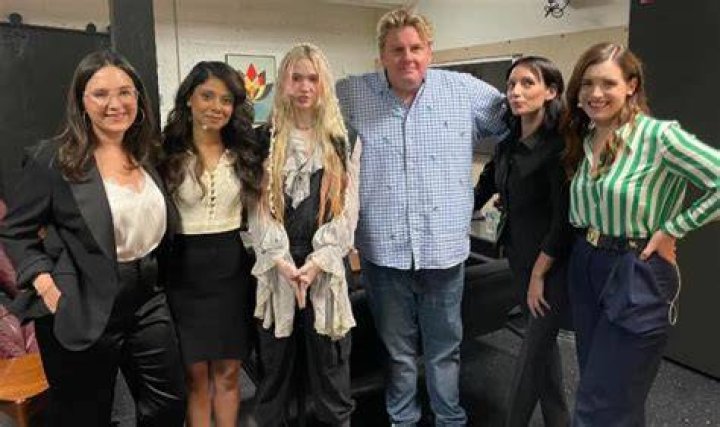 Tim Dillon with his wife Anna Khachiyan and friends