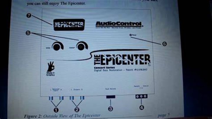 What does wide and sweep on epicenter