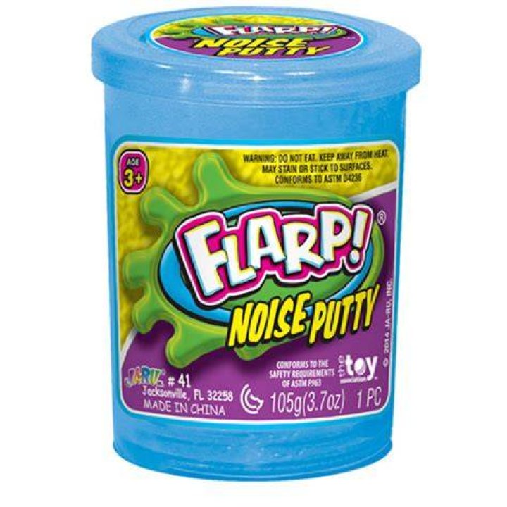 What is flarp noise putty made out of