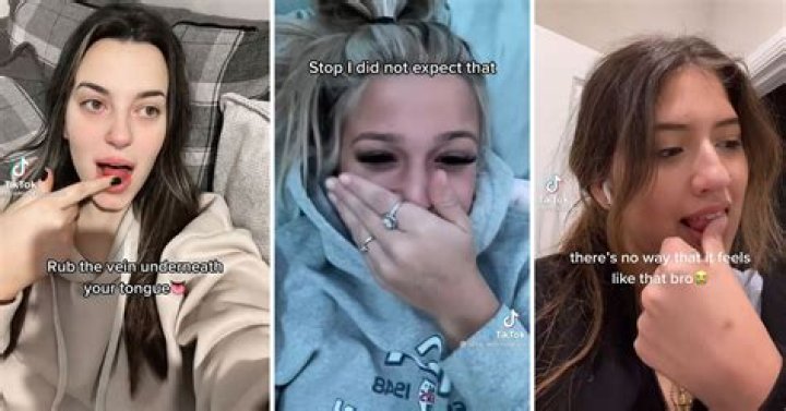 What Is ‘Rubbing Under Tongue Tiktok Thing’ Meaning Explained
