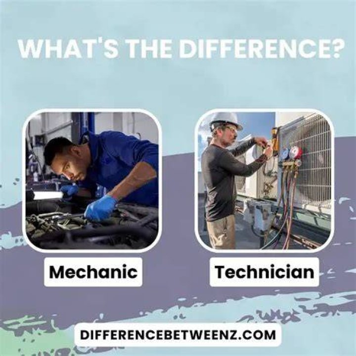 What is the Difference Between Mechanic and Technician