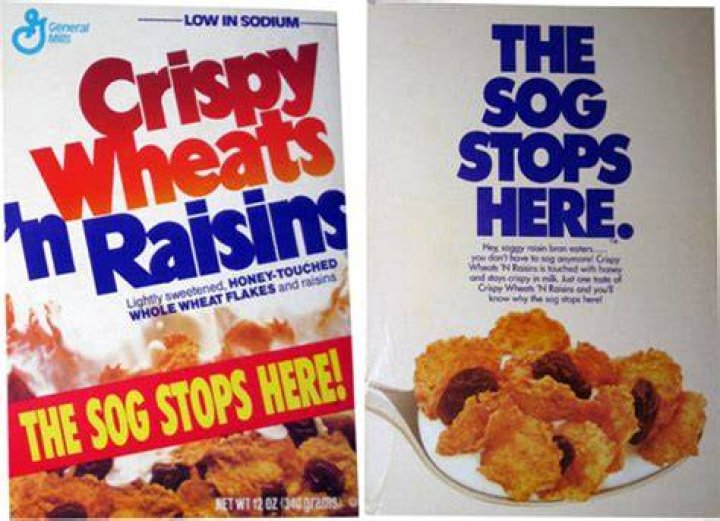 When was Crispy Wheats and raisins discontinued?