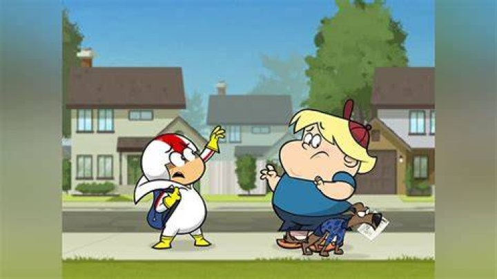 Why does Kick Buttowski wear a helmet?