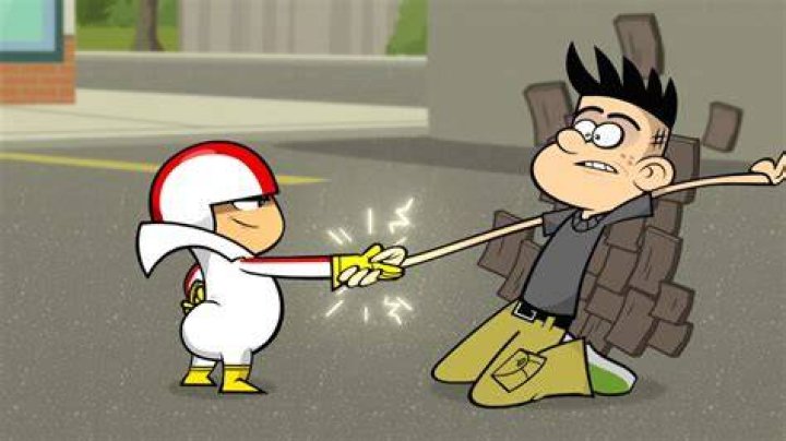 Why does Kick Buttowski wear a helmet?